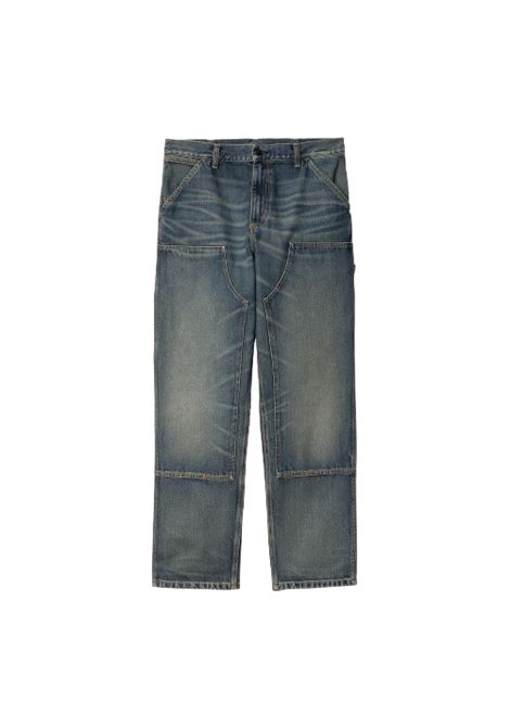 double knee pant man blue CARHARTT WIP | I03269901.4Q